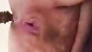 Gaping asshole and poo closeup