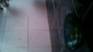 Lady and amateur poop