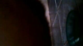 Lady and amateur poop