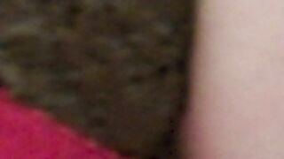 Mommy's accident poop closeup