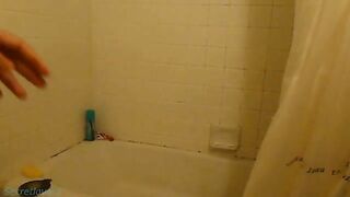 New plastic panties Messy Shit