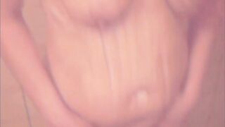 Amateur girl poops in the bathroom