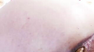 Chubby bbw lady fingering and puking