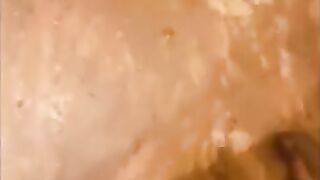 Dirty and messy poop closeup