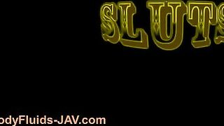 Sexy young and horny Japanese girl pooping