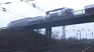 Poop on the train tracks