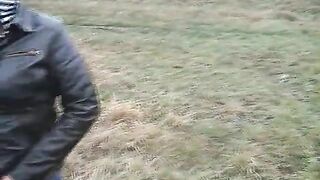 Poop on the train tracks