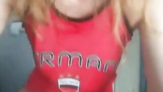 Lady has hot pooping asshole