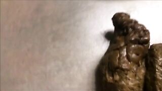 Perfect booty and sexy poop