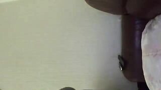 Shitting fat granny solo