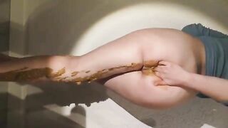 Standing diarrhea solo fun