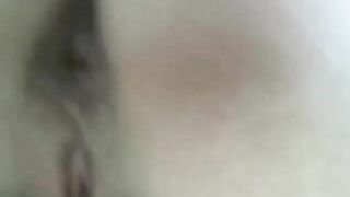 Wife strips for pooping at home