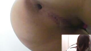 Gorgeous pooping sweet asshole closeup