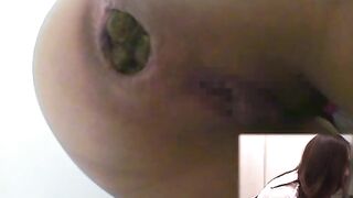Gorgeous pooping sweet asshole closeup