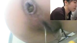 Sweet sexy teacher teasing and pooping