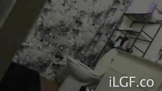 Skinny alt chick amateur pooping video