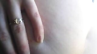 Amateur wife and her smooth pooping ass