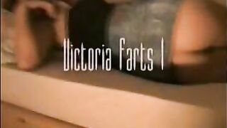 Beautiful skinny babe fart teasing solo