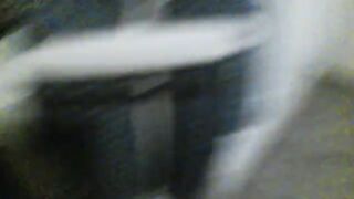 Dirty shit covered chubby milf teasing and smearing