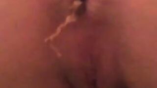 Pushing thick hard turd