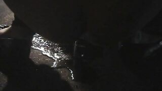 Pissing and pooping in the car parking