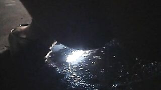 Pissing and pooping in the car parking