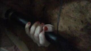 Cumming hard covered in shit Solo