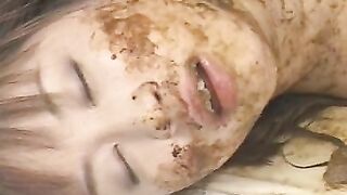 Smearing shit and eating shit