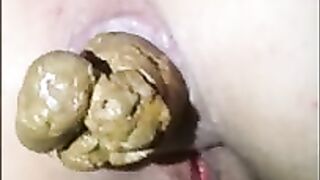 Hot thick log from beautiful asshole