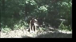 Messy poop deep in the forest