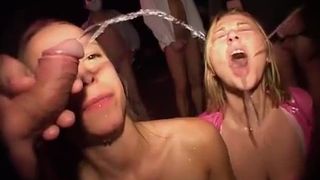 Men Pissing in women s mouth