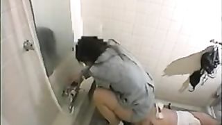 Japanese girl and her human toilet