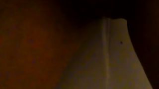 Girl peeing on the wall