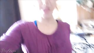 Lovely girl farts loudly and proudly