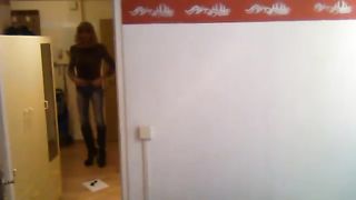 Shemale smells his shit before eating it