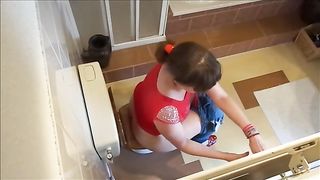 Lady in red daily dose of shitting