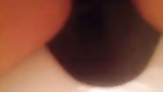 Constipated in the toilet