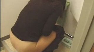 enema in the toilet asian girl