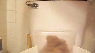 Cute Babe Weighed her Poop