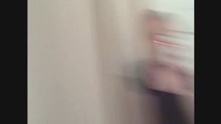 Sexy Lady Shits in a plastic