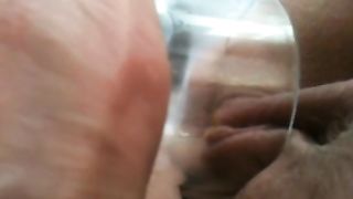 A glass of hot and fresh piss