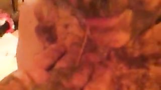 Mature slave slut smeared in shit gets her mouth fingered