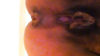 Girl pooping taking a small shit