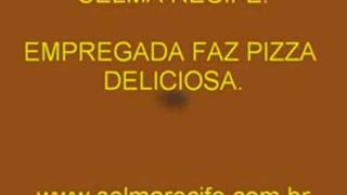 Brazillian bitch Selma shitting on a pizza