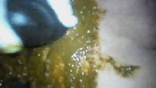 Pervy guy slides toy in dirty ass