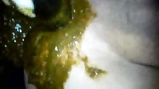 Pervy guy slides toy in dirty ass