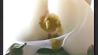 Lucy Poops in her tights