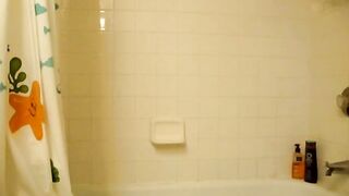 Sexy brunette teen poop teasing