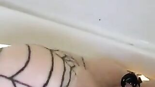 Amateur horny milf pooping pov