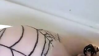 Amateur horny milf pooping pov